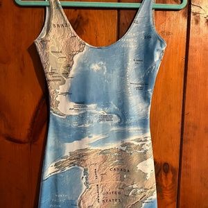 Black milk map dress